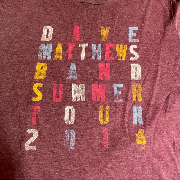 Dave Matthews Band DMB 2014 Summer Tour Shirt Mens L Long Sleeve Concert Tee - Picture 3 of 8